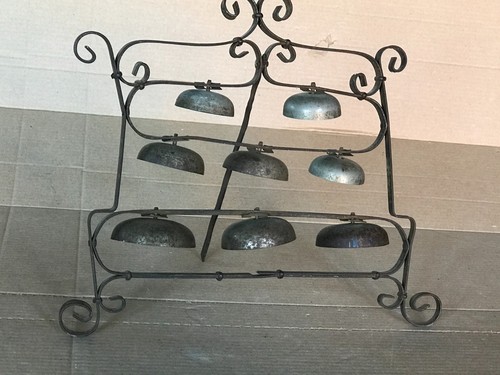 Altes stand tisch - altes, glockenspiel