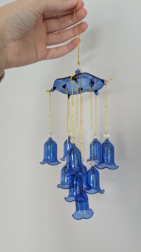 Windspiel glocken glas vintage - glocken,