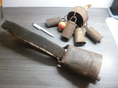 Vintage aus nachlass kuhglocke - vintage,