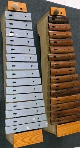 Reihiges glockenspiel mit - 2-reihiges,